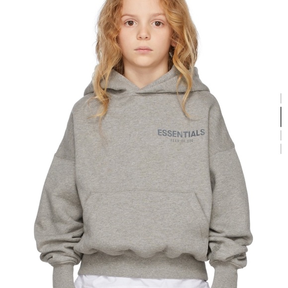 Essentials Grey hoodie - Picture 3 of 6